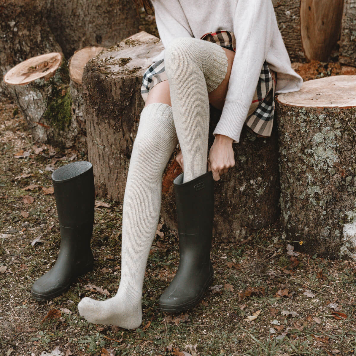 Earth Overknee-Socken (2 Paar) - Image 8