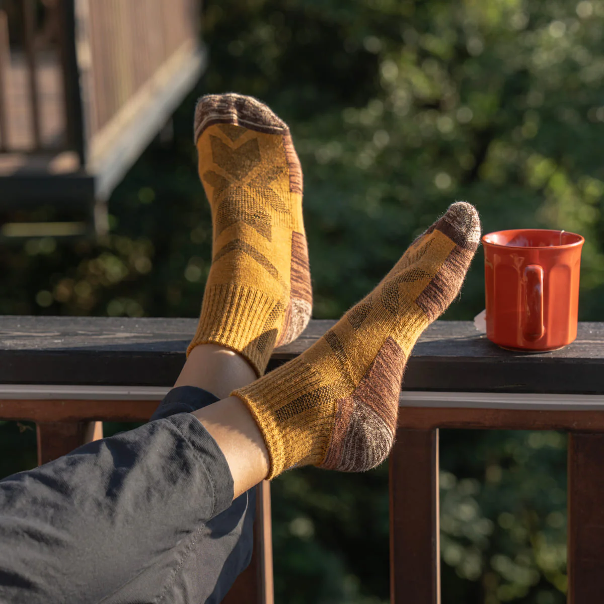 Hiking - Gelb Knöchellang (1 Paar) - Image 3